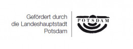 Logo Stadt Potsdam - &quot;gefördert durch&quot;